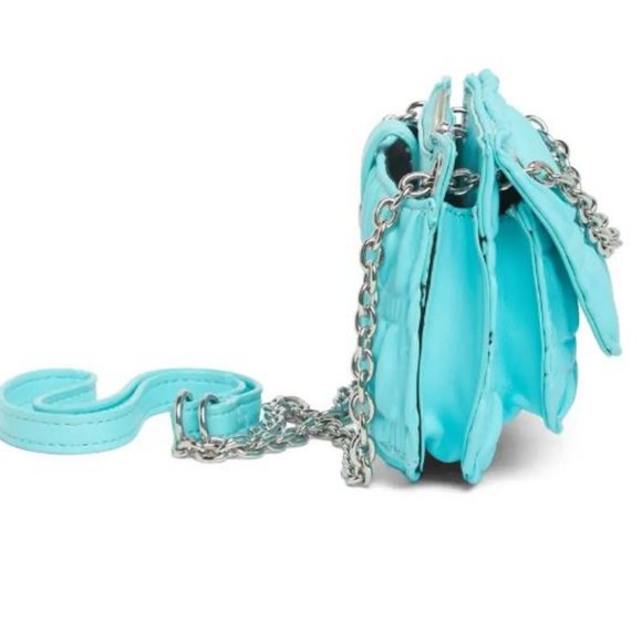 House of Want Sky Blue Shirred Shoulder Bag - Picture 4 of 7